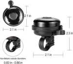 Wholesale Factory Price Aluminum Alloy Classic Clear Loud Bicycle Bell Ring Crisp Sound Cycling Alarm Bike Bell