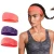 Import Wholesale Fashion Hairband Sweatband Sport Elastic Headbands Run Custom Sport Women Headband With Logo For Women With Logo from China
