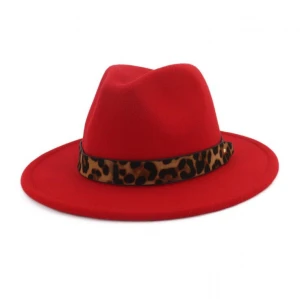 wholesale fashion new design thick winter Fedora ladies wool felt hat with custom band