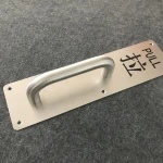 Wholesale high quality stainless steel push door sign plate