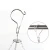 Import Wholesale Home Silver Metal iron Wire Hanging Dry Socks Coat Clothes Rack with Clip from China