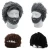 Import Wholesale hot sale funny halloween party mask hat handmade warm acrylic knitted hat with beard from China