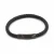 Import Wholesale jewelry genuine black steel bracelet jewelry custom letter clasp leather bracelet from China