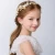 Import Wholesale Kids Flower Hairbands Princess Hair Accessories Children Wedding Party Metal Leaves Pearl Headband Crown for Girls from China