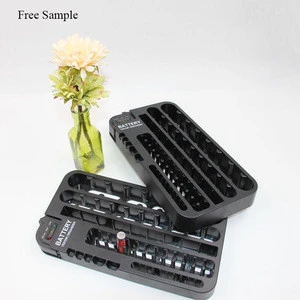 Wholesale LED Battery Organizer Storage Caddy With Battery Tester