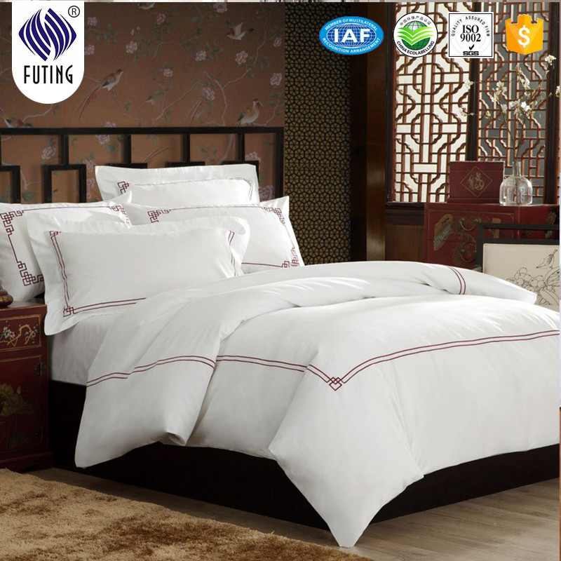 Buy Wholesale Luxury 5 Star Hotel Embroider Bed Linen Made In China Bed ...
