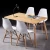 Import Wholesale Luxury Modern Home Burlywood 18mm MDF Top Veneer Dining Room Dining Table from China