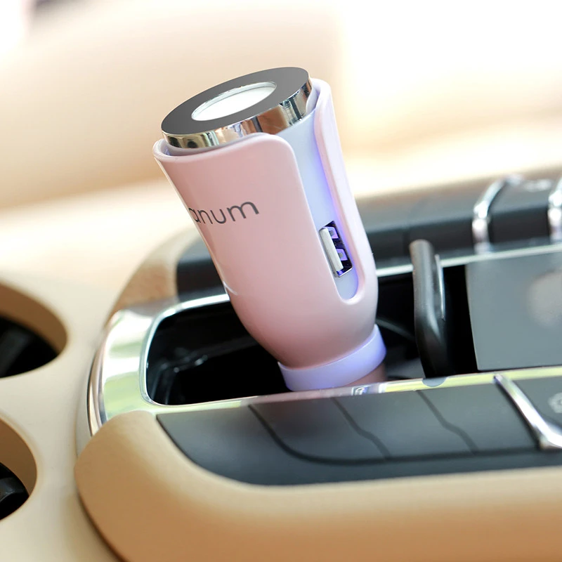 Wholesale Nanum 12v Air Purifier usb Fragrance Aromatherapy Essential Oil Car Diffuser with Aroma Sheet