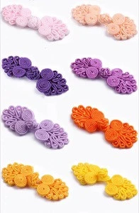 Wholesale New Colorful Design Chinese Knot Frog Closure Buttons