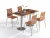 Import wholesale price fast food restaurant tables and chairs from China