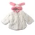 Import Wholesale price Korea style kids style real Rex rabbit fur cape white cream real fur cape from China