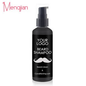 Wholesale Private Label man organic cleansing wash beard shampoo
