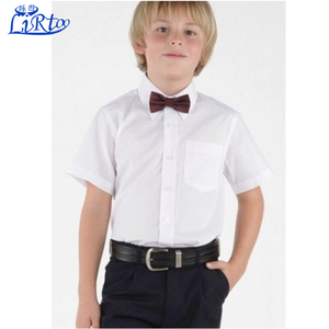 Wholesale short sleeve different style school uniforms models shirt for school boys