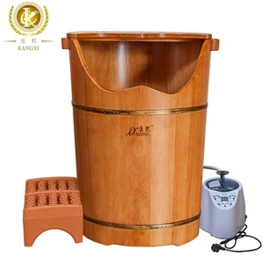 Wholesale Steam Sauna Massage Foot Bucket Wooden Spa Tub