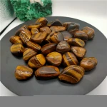 Wholesale Treatment Gem Crystal Tiger Eye Stone Treatment Quartz raw materials rolling stone decoration stone