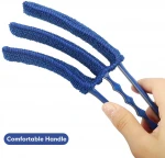 Window Air Condition Mini Shutter Venetian Blind Duster Multi-functional Reusable Microfiber Blinds Cleaning Duster