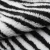 Import Winter custom black white zebra stripe plain dyed 100% polyester knitted sherpa fabric for coat from China