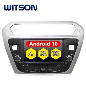 WITSON ANDROID 10.0 FOR CITROEN ELYSEE / PEUGEOT 30 PORTABLE CAR DVD