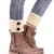 Import Woman New Design Cable Knitted Boot Cuffs, Woman Ruffled Knitted Leg Warmer, Loom Knitting Leg Warmer from China