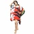 Import Women Cover up Beach Dress Floral Printed beach wear swim suit from China