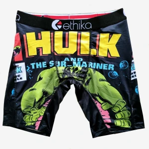 Women Men Kids Ethika Boxer Briefs Man Fitness Long Shorts Boxers Underwear Breathable Hip-hop Underpants Ropa Interior Hombre