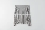 women tirupur blank Plush ribbed Tailored Fit 100% cotton Off The Shoulder T-Shirt thailand manufacturing t shirt yarn