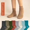 Women?s Soft Combed Cotton Warmth Multi Color Options Middle Cut Socks