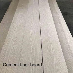 Wood grain fiber cement board siding