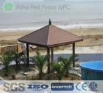 wood plastic composite garden pergola/arbours/arches