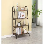 Wooden Shape Storage Bookshelf and Bookcase Cupboard of home livingroom furniture