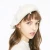 Import Wool Women Winter berets Luxury pearl rivet Vintage Cashmere Female Warm Vogue beret Hats Girls Flat cap beret for women from China