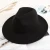 Import Woolen Wide Brim Felt Cap Gentleman Europe Formal hat black Floppy Jazz wide brim fedora hat chevalier hat from China