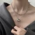 Import WSYEAR Multilayer Ring Necklace Sexy Titanium Steel Clavicle Chain Cool Girl Necklace Wholesale OEM Factory from China