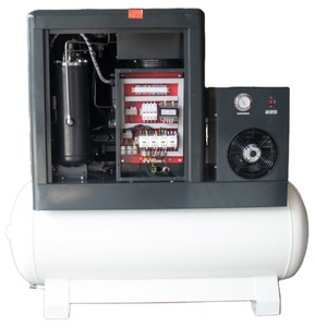 XLAM15ATD S3  15hp 11kw direct drive screw air compressor with air dryer and 500L air tank