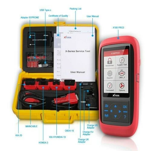 XTOOL X100 Pro2 Auto Key Programmer Mileage Adjustment Diagnostic Tool