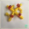 yellow color cheapest price animal drinker for sale/animal feeding system nipple drinker for chicken duck