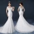Import Ywhola Boat Neckline Customized Size Mermaid Wedding Dress from China