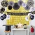 Import Zilue 26pcs/set Graduation Party Decoration DIY Party Paper Fan Balloon Background Wall Layout Decoration Event Party Supplies from China