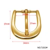Zinc alloy light gold fashion belt accessory metal pin belt buckle