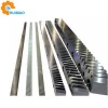Zinc plated C45 Steel Helical Gear Rack and Gear M1 - M10