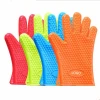 ZQ016 Wholesale Custom Anti-Slip Silicone Oven Mitts Set 2020 and Pot Holders