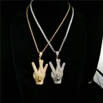 Zuanfa Jewelry 2020 Super New Arrivals Fashion Style  Hip Hop 3A Cz Unfading Brass Pendants Charms