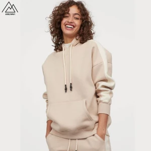 Women's Heavyweight Pullover Zipper Sweatshirt and Hoodie Custom Long Sleeve Plain Printed Streetwear