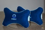 Bone-Shaped Car Neck Pillow | Memory Foam Headrest Support Cushion | OEM Travel Comfort Solution