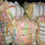 waste PU Foam Scrap in bales