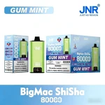 Wholesale JNR Big Mac Shisha 80000 Puffs Vape Europe Worldwide Best Price Bulk Buy Discount Supplier
