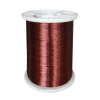 0.16mm 0.18mm rectangular flat round enamelled copper aluminum wire used for coils for motor generator transformer with ISO inte