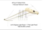 Transparent 4T shop light