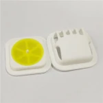 White PP Breathing Valve with Silicone Gasket PP Air Valve Regular Size for Dust Proof Filters