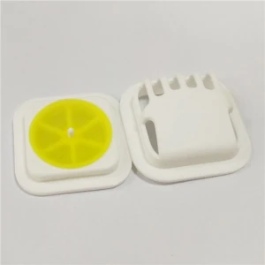 White PP Breathing Valve with Silicone Gasket PP Air Valve Regular Size for Dust Proof Filters